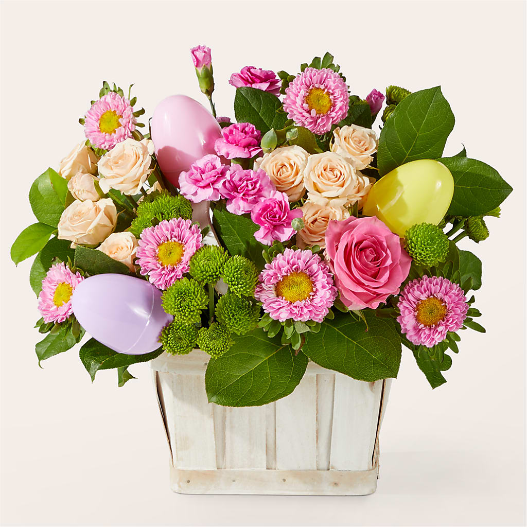 Get Eggcited Basket – Meramec Florist, Steelville MO