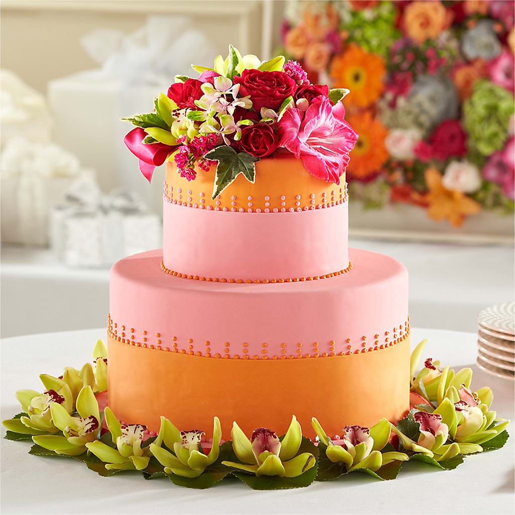 Sweet Citrus Cake Decor – Meramec Florist, Steelville MO