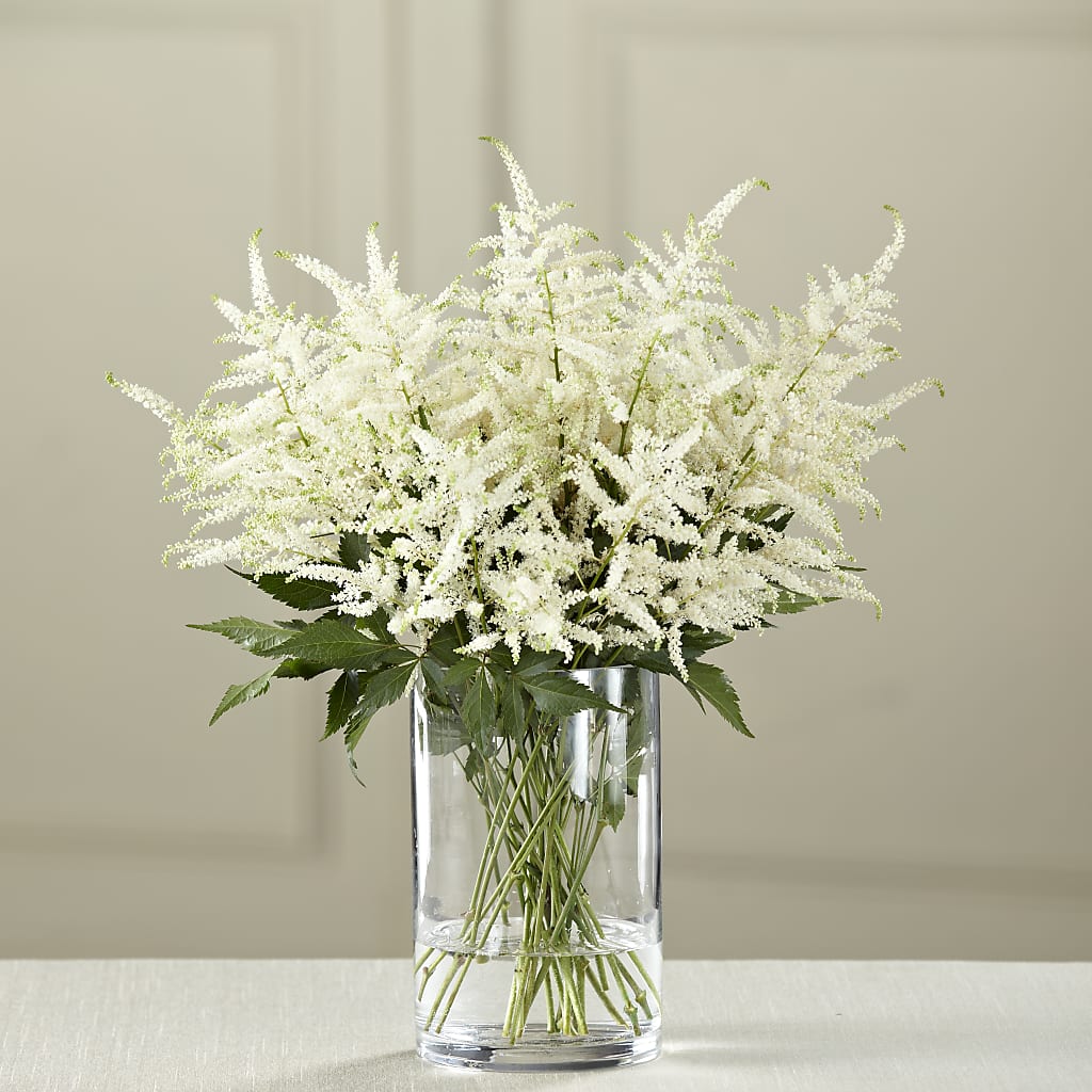 White Astilbe Bouquet – Meramec Florist, Steelville MO