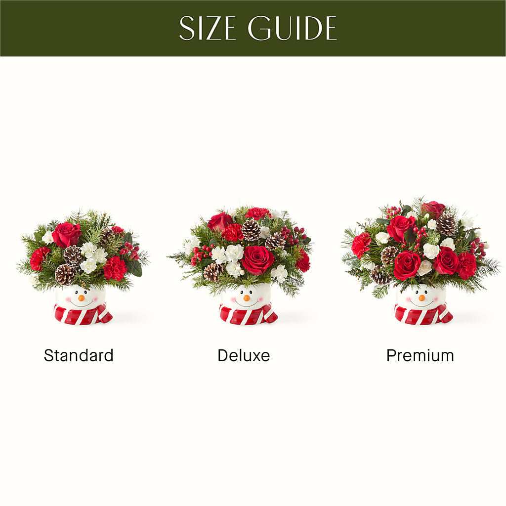 Jolly Snowman Bouquet –  Meramec Florist, Steelville MO