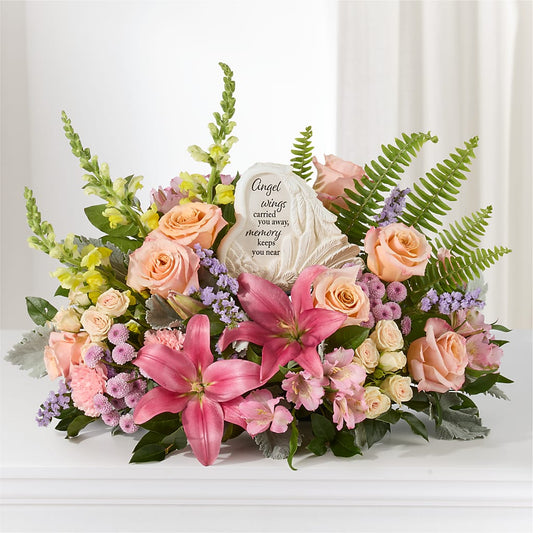 Gentle Light Arrangement –  Meramec Florist, Steelville MO