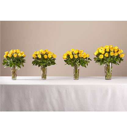 Long Stem Yellow Rose Bouquet –  Meramec Florist, Steelville MO