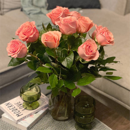 Long Stem Pink Rose Bouquet –  Meramec Florist, Steelville MO