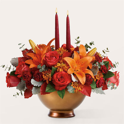 Fruits of Fall Centerpiece –  Meramec Florist, Steelville MO