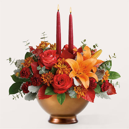 Fruits of Fall Centerpiece –  Meramec Florist, Steelville MO