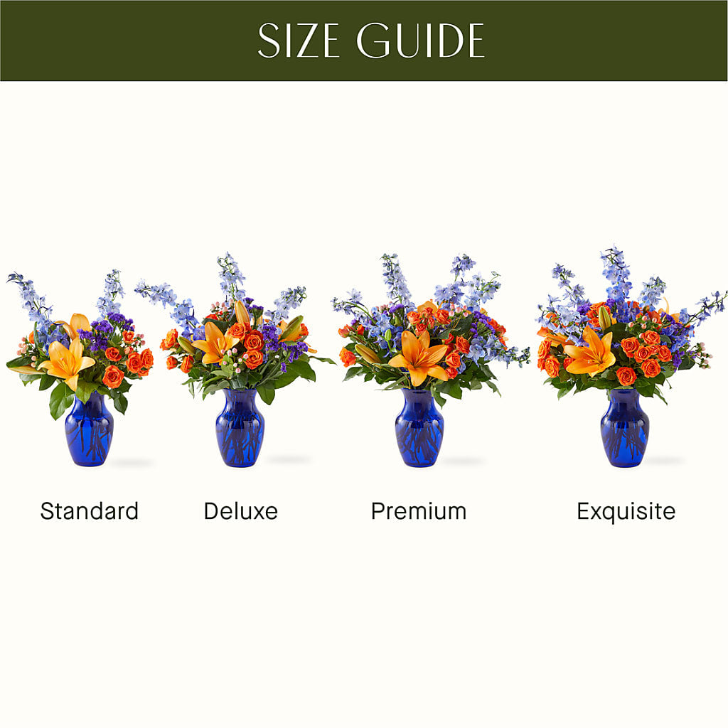 Radiant Citrus Bouquet –  Meramec Florist, Steelville MO