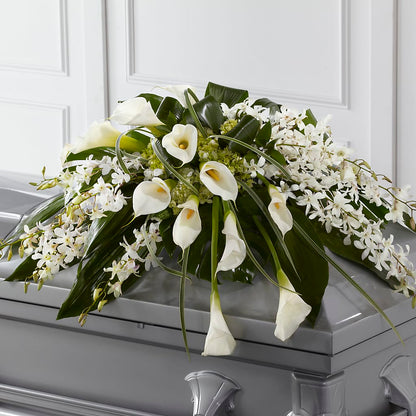 Angel Wings Casket Spray –  Meramec Florist, Steelville MO