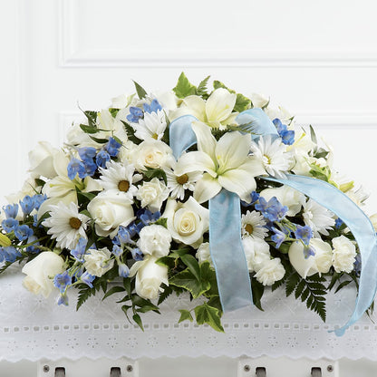 Tender Treasure Casket Spray –  Meramec Florist, Steelville MO
