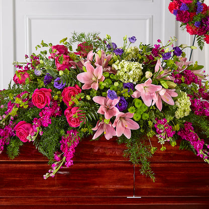 Radiant Tribute Casket Spray –  Meramec Florist, Steelville MO