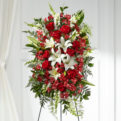 Everlasting Memory Standing Spray –  Meramec Florist, Steelville MO