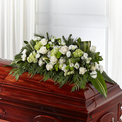 Hopeful Gesture Casket Spray –  Meramec Florist, Steelville MO
