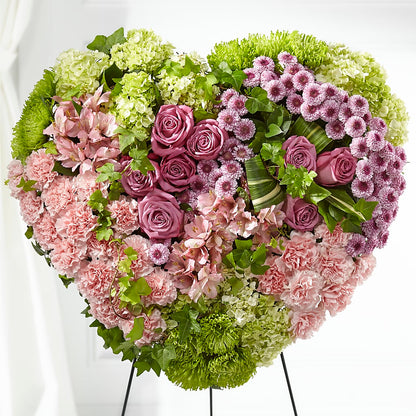 Heartwarming Standing Heart –  Meramec Florist, Steelville MO