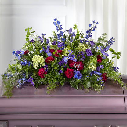 Always Treasured Casket Spray –  Meramec Florist, Steelville MO
