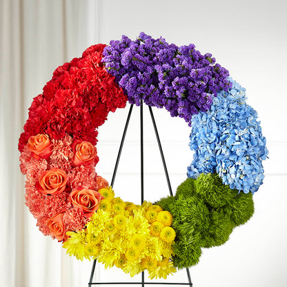 Circle of Love Wreath –  Meramec Florist, Steelville MO