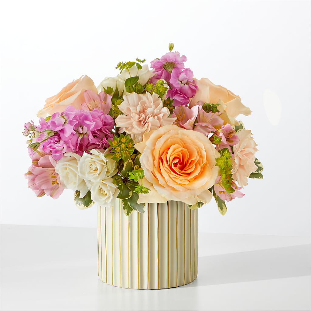 Paradise Bouquet with Ivory Vase –  Meramec Florist, Steelville MO