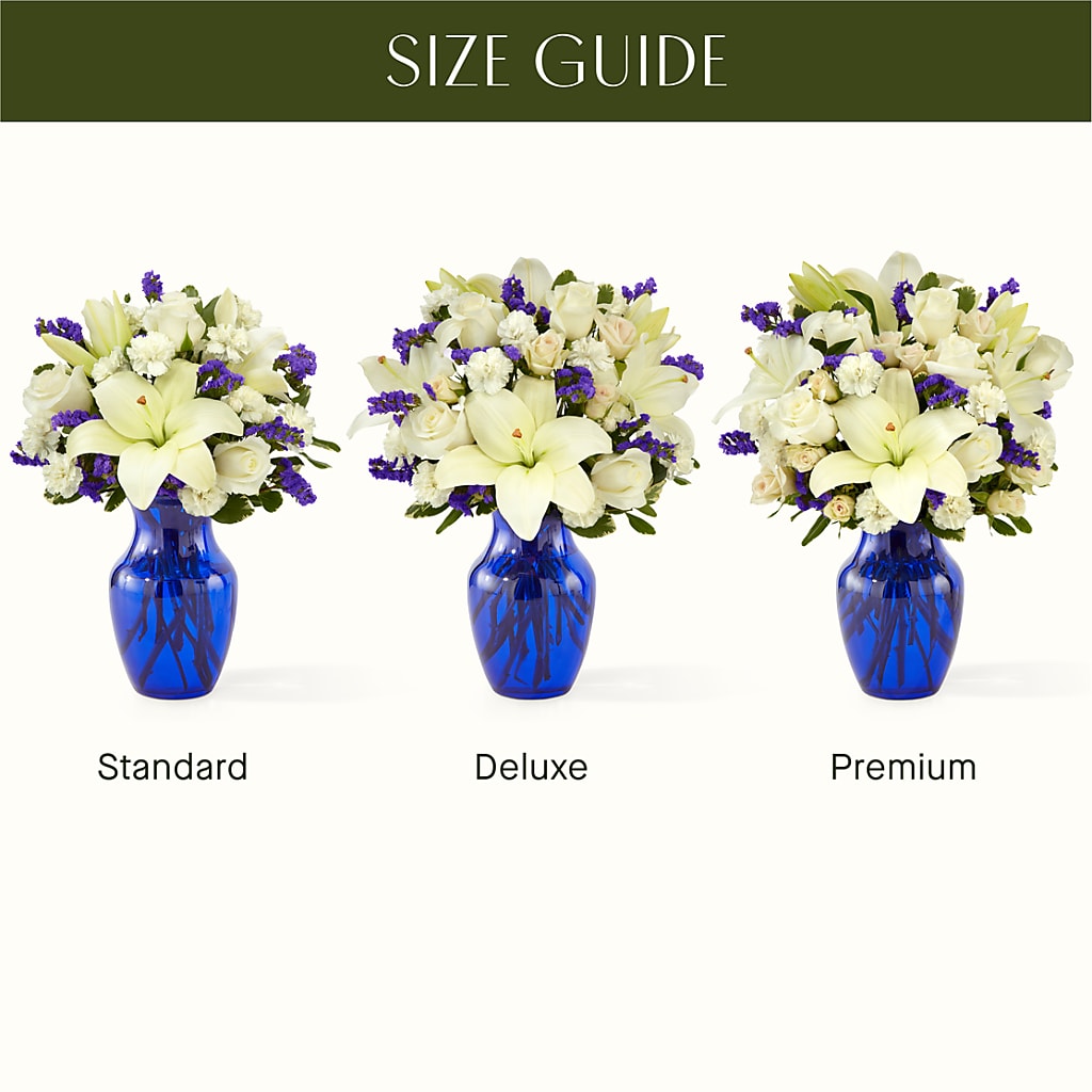 Sapphire Rush Bouquet –  Meramec Florist, Steelville MO