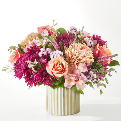 Berry Cobbler Bouquet with Ivory Vase –  Meramec Florist, Steelville MO