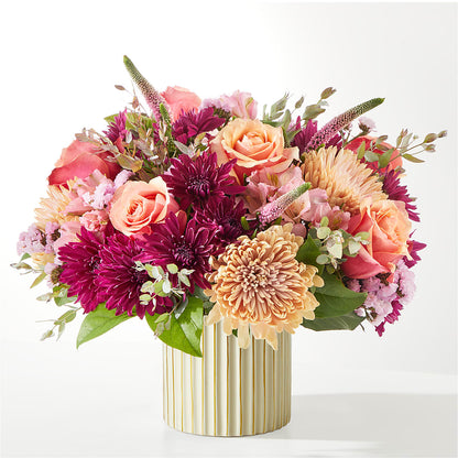 Berry Cobbler Bouquet with Ivory Vase –  Meramec Florist, Steelville MO