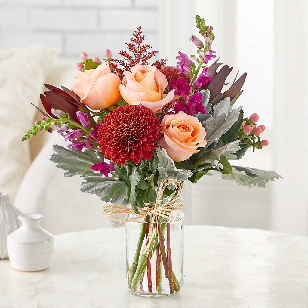 Moody Hues Bouquet –  Meramec Florist, Steelville MO