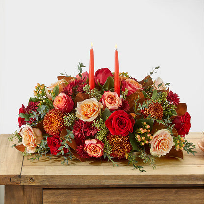 Gather Near Centerpiece –  Meramec Florist, Steelville MO