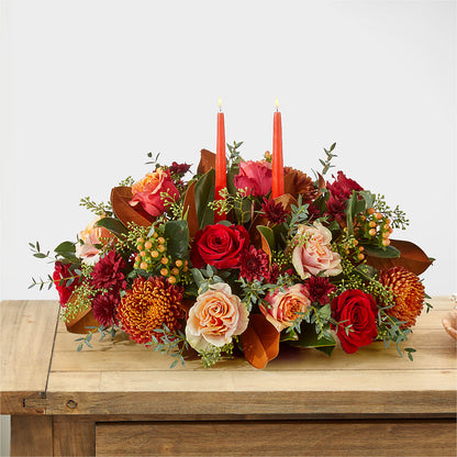 Gather Near Centerpiece –  Meramec Florist, Steelville MO