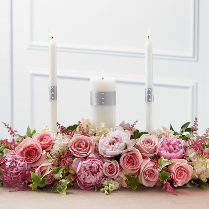 Worldwide Romance Unity Candle Arrangement –  Meramec Florist, Steelville MO
