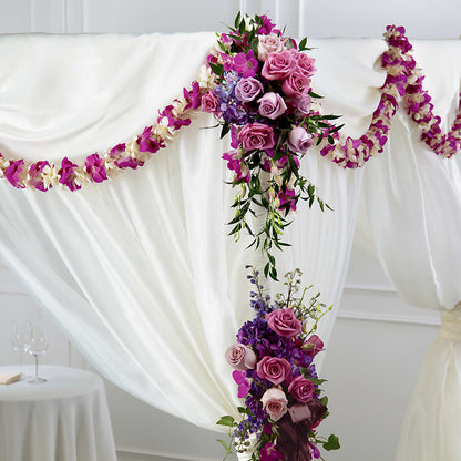 Color & Light Chuppah Decor –  Meramec Florist, Steelville MO