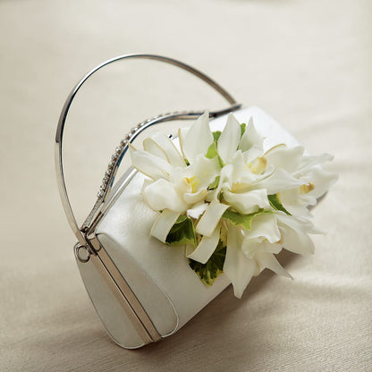 White Purse Decor –  Meramec Florist, Steelville MO